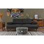 Voir la diapositive 4 : Paris Prix Table Basse Ronde  Flower  66cm Noir & Blanc