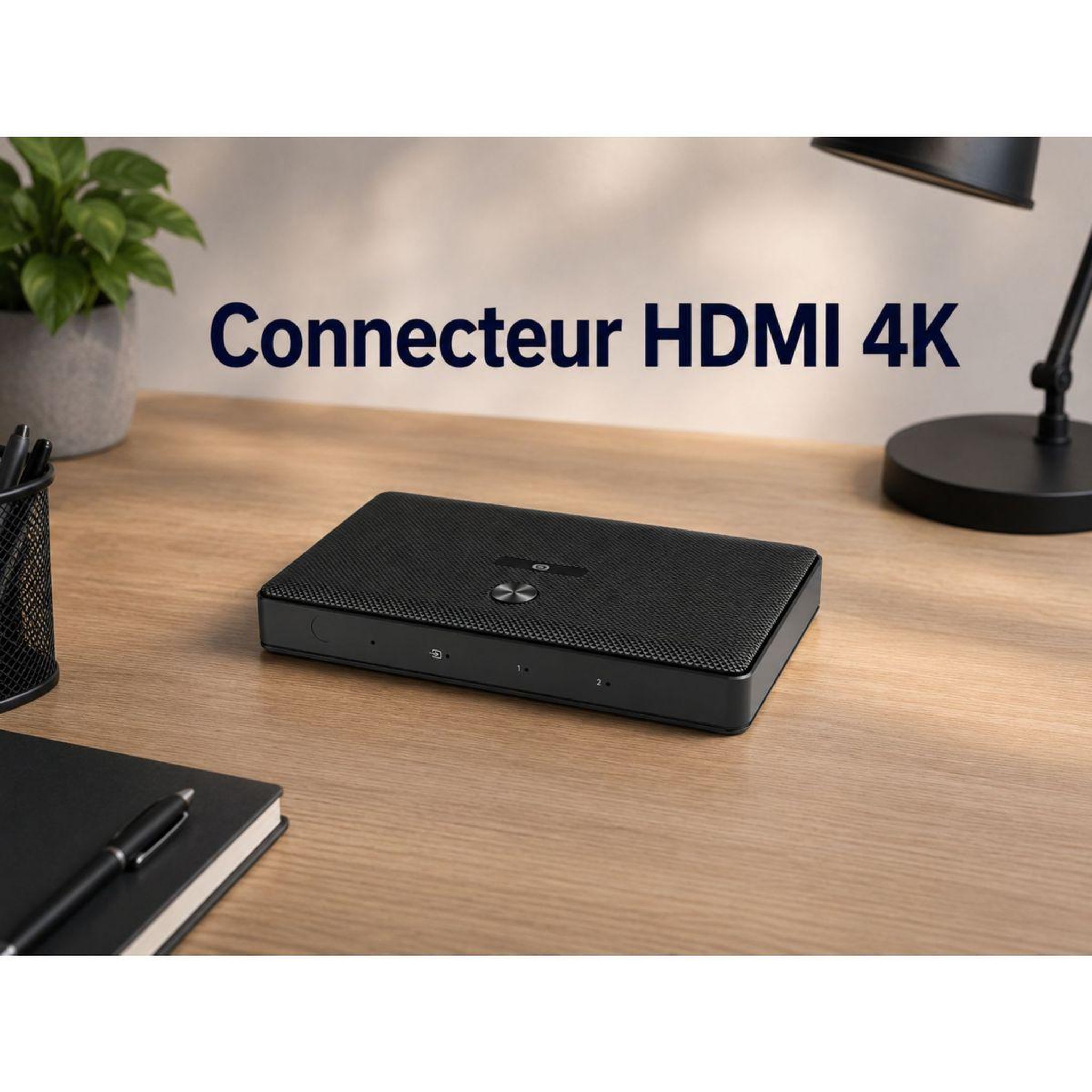 Voir la diapositive 2 : ESSENTIEL B Connecteur HDMI 4K