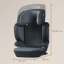 Voir la diapositive 6 : KINDERKRAFT Siège auto i-Size - installation facile avec protection latérale