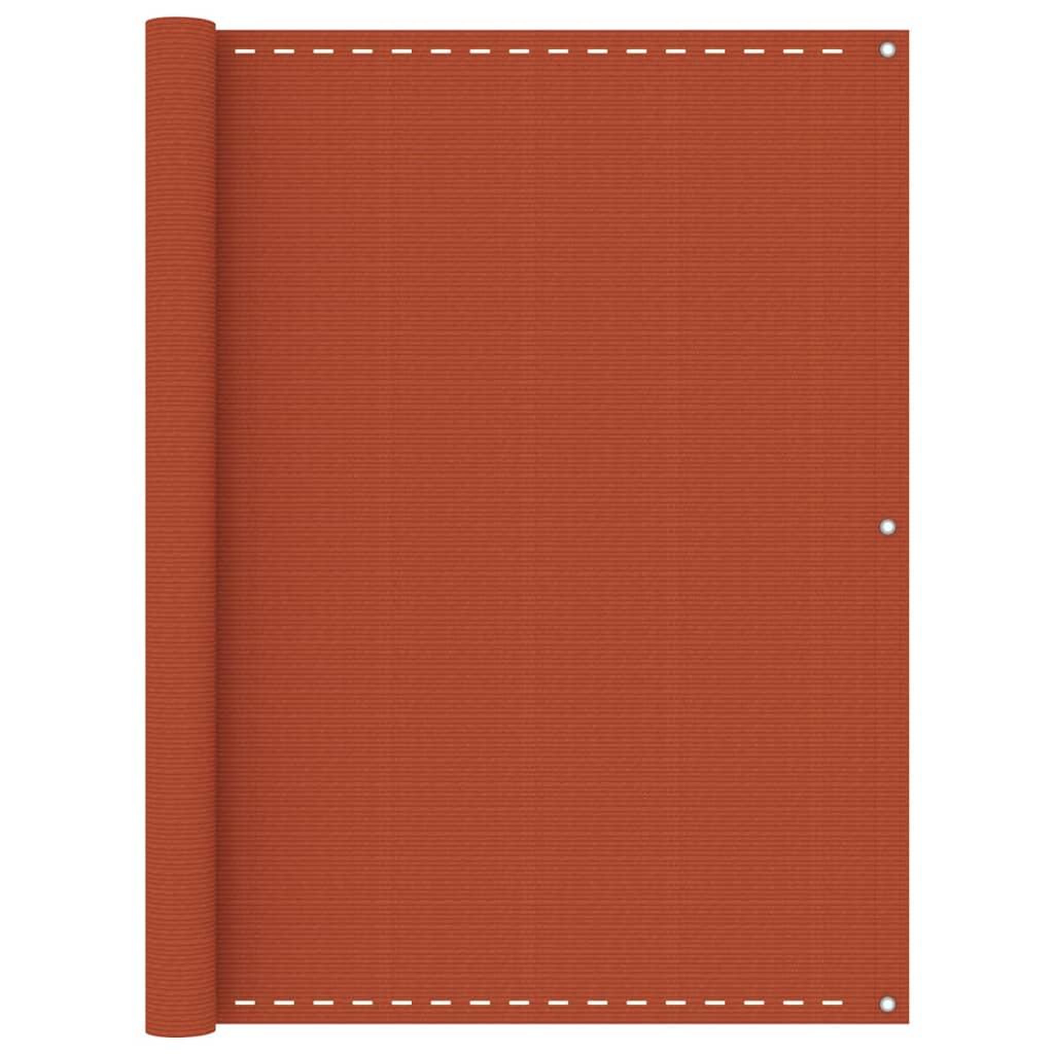 Voir la diapositive 1 : VIDAXL Ecran de balcon Orange 120x600 cm PEHD