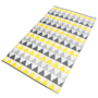 Voir la diapositive 1 : ID MARKET Tapis extérieur SARI triangles gris et jaune 180 x 280 CM