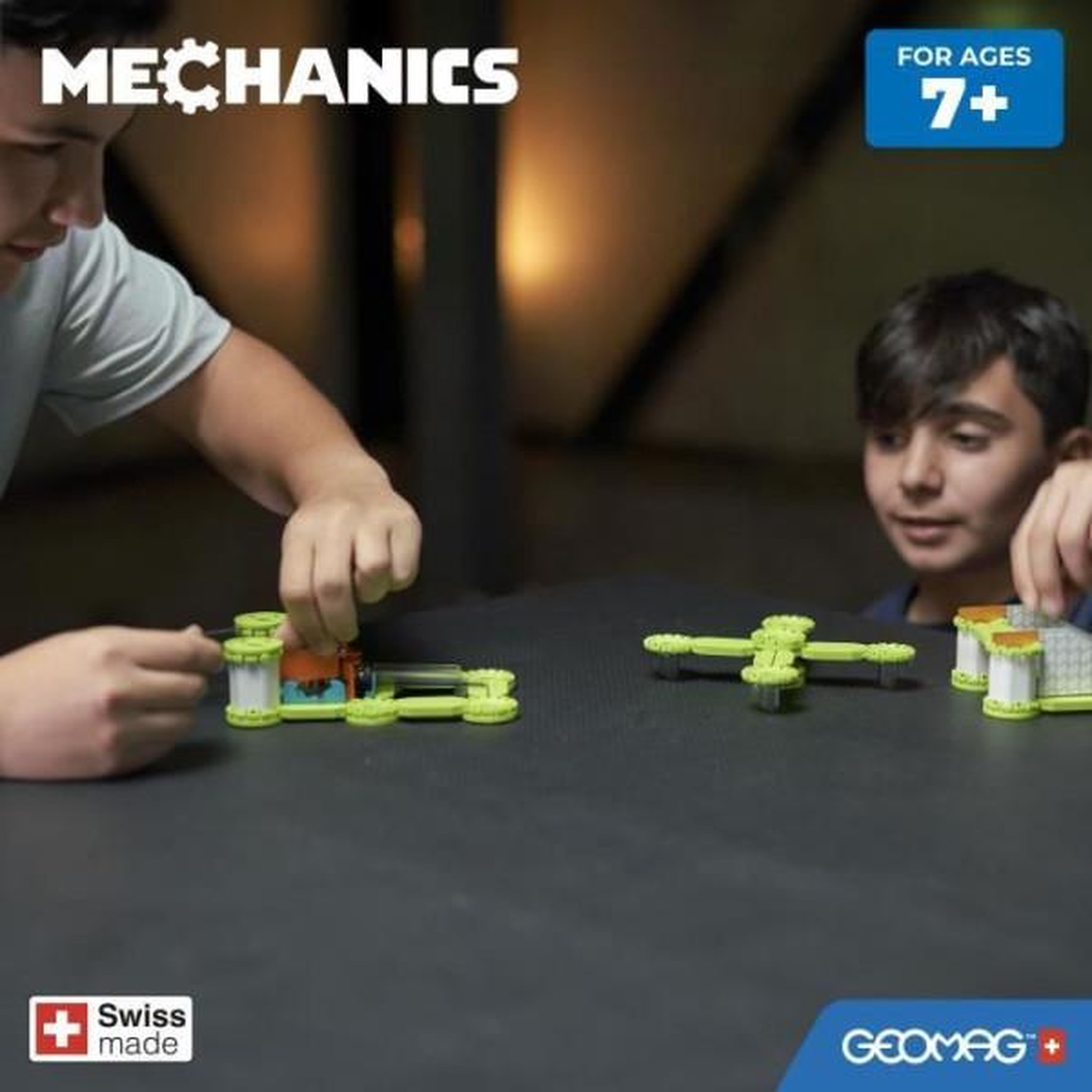 Voir la diapositive 5 : Geomag Coffret de construction - GEOMAG - Mechanics Challenge Goal! - 96 pieces - Magnétique - Jeu interactif - Plastique recyclé