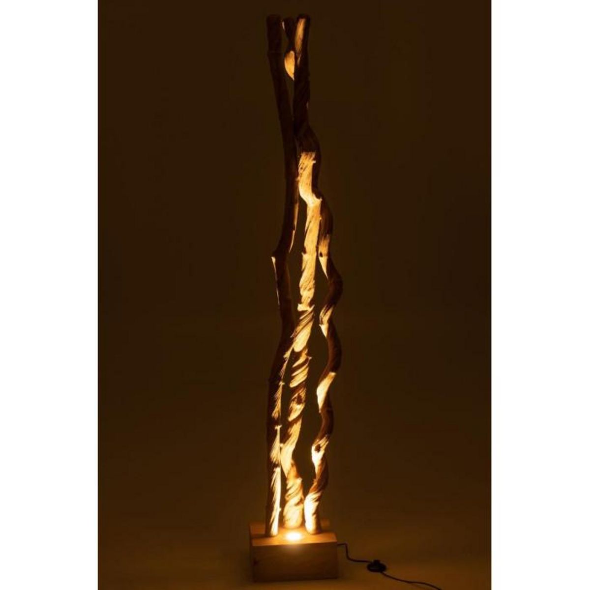 Paris Prix Lampadaire en Bois  Branches Entrelacées  198cm Naturel
