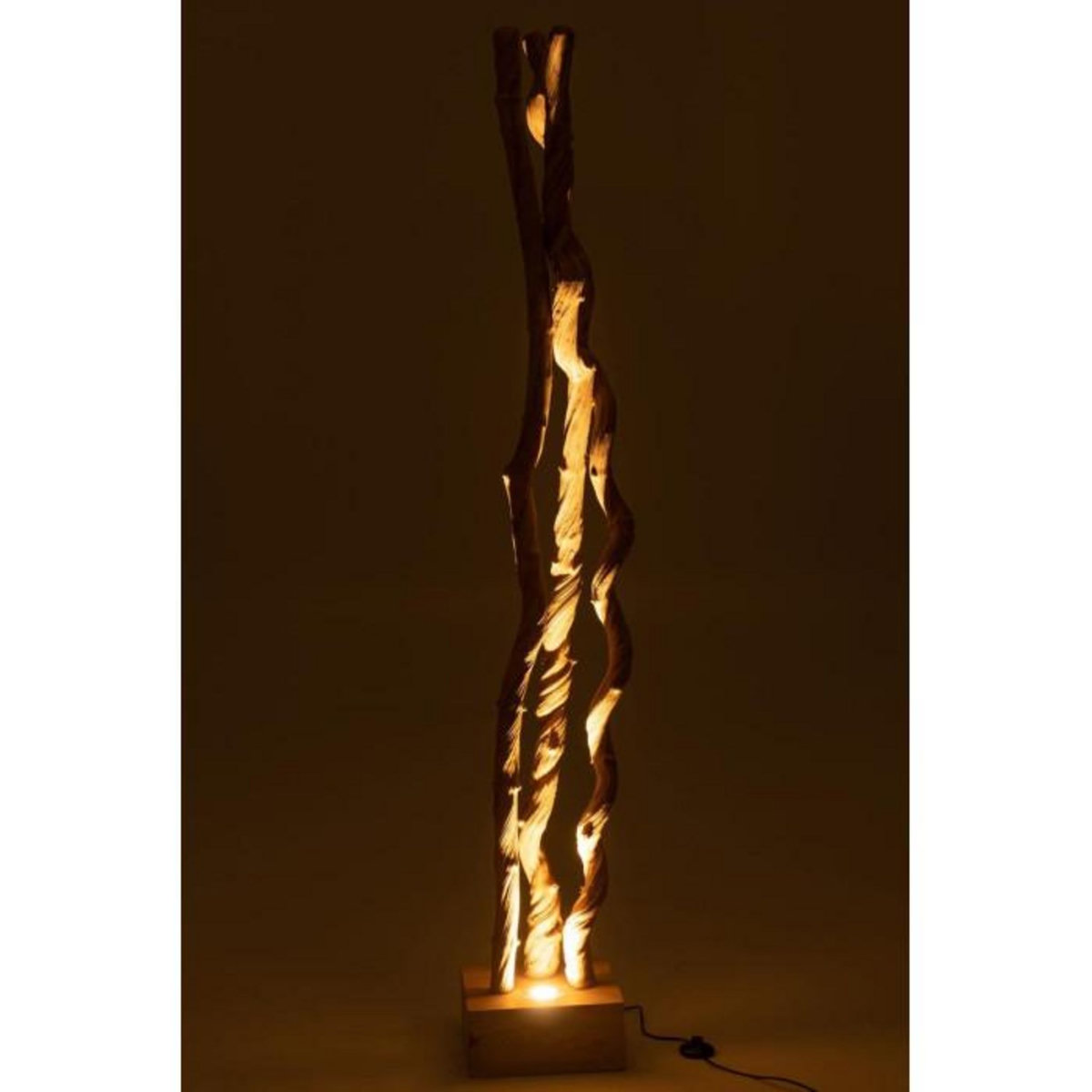 Paris Prix Lampadaire en Bois  Branches Entrelacées  198cm Naturel