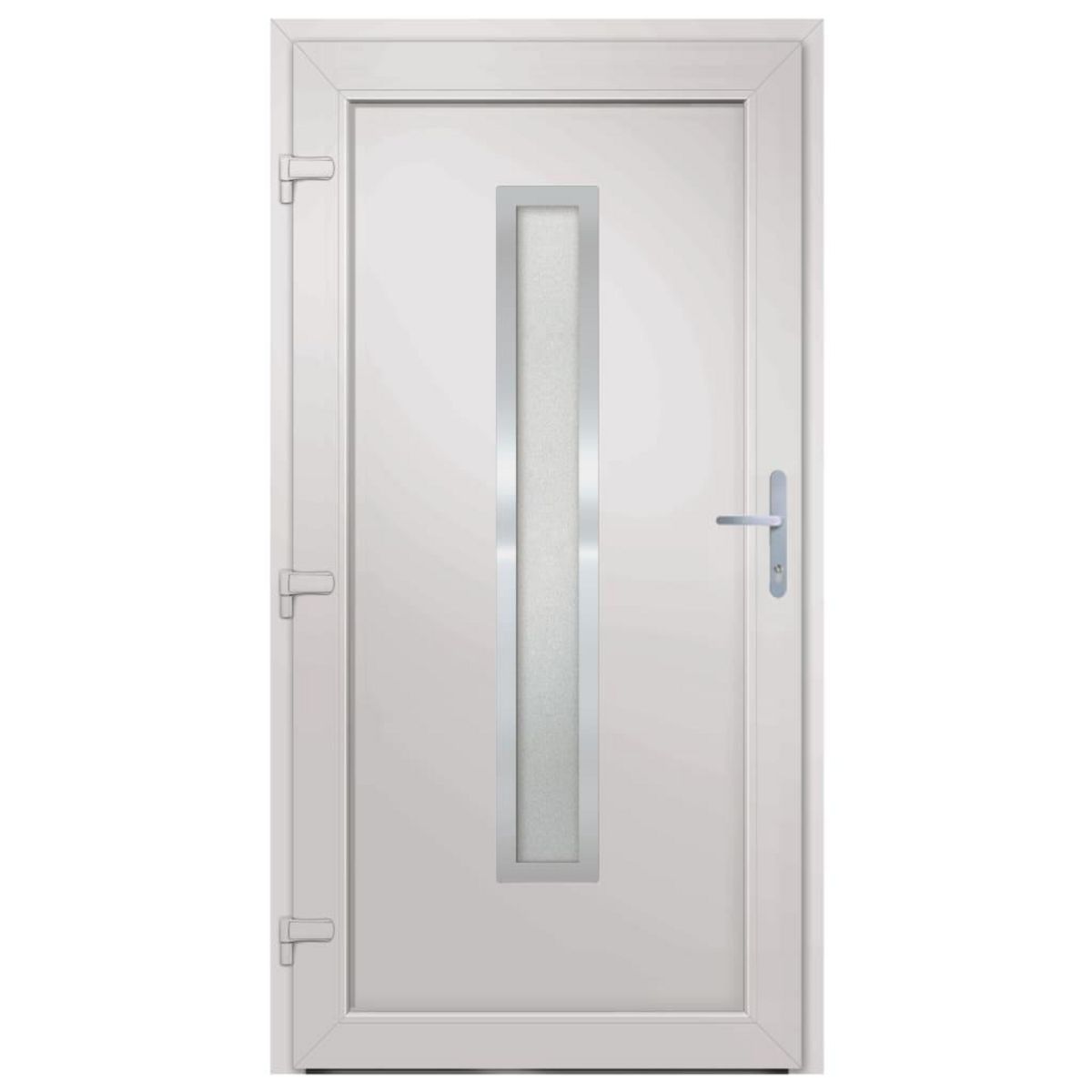 VIDAXL Porte d'entree anthracite 98x208 cm PVC