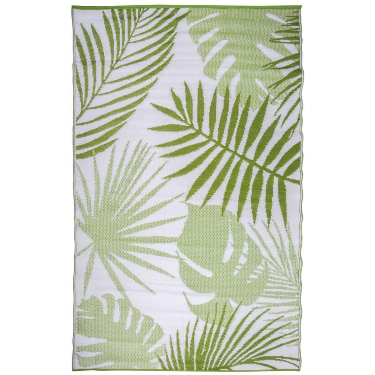ESSCHERT DESIGN Esschert Design Tapis d'exterieur 241x152 cm Feuilles de jungle OC22
