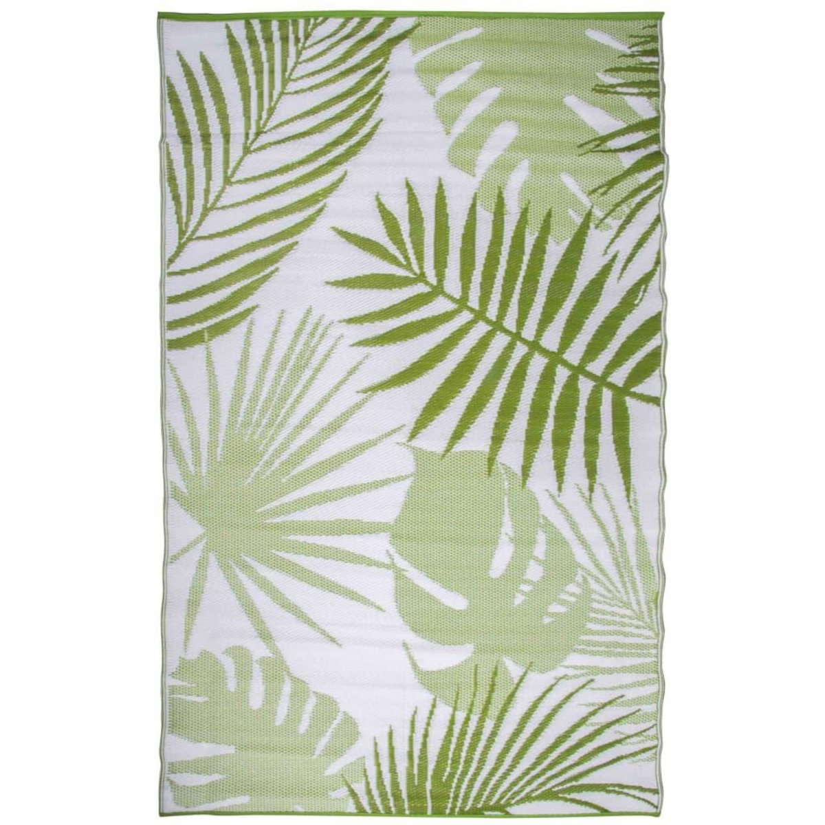 ESSCHERT DESIGN Esschert Design Tapis d'exterieur 241x152 cm Feuilles de jungle OC22