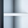 Voir la diapositive 5 : Paris Prix Étagère Murale 10 Compartiments  Bukan  70cm Noir & Blanc