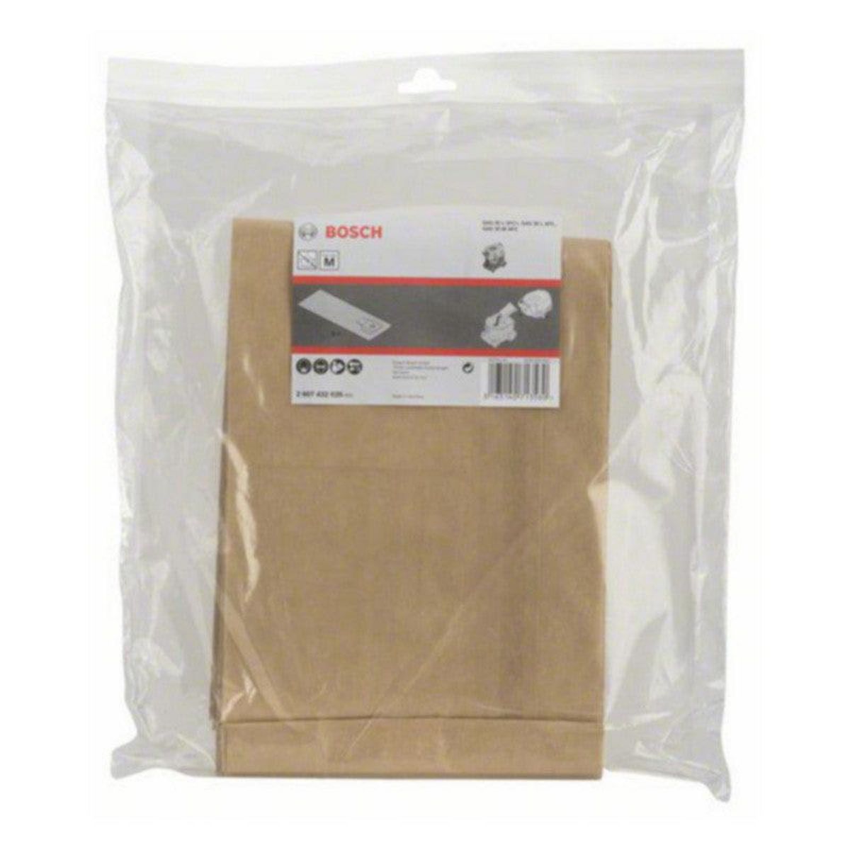 BOSCH Lot de 5 sacs d'aspirateur BOSCH 2607432035 - Papier - Pour GAS 35