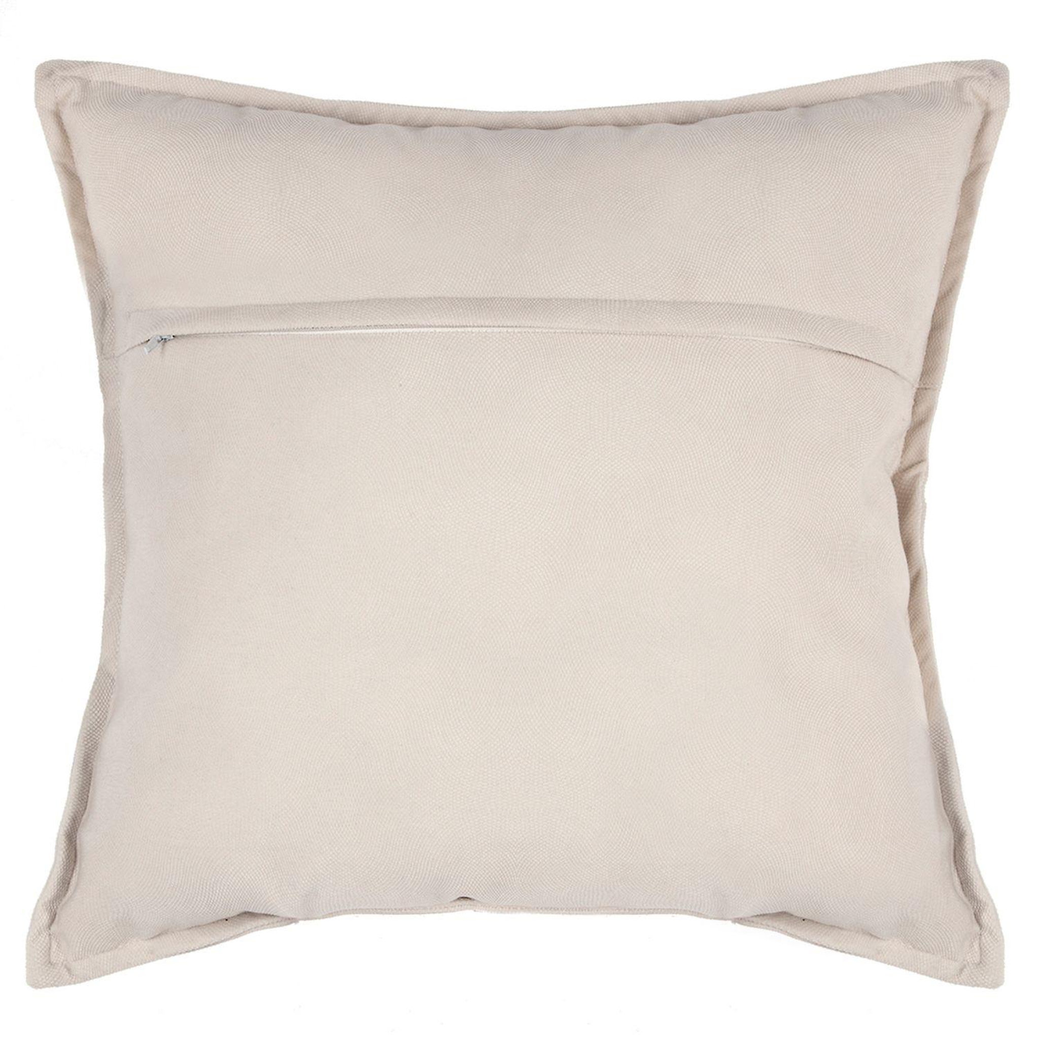 Voir la diapositive 2 : ATMOSPHERA Coussin Lilou déhoussable effet velours en polyester