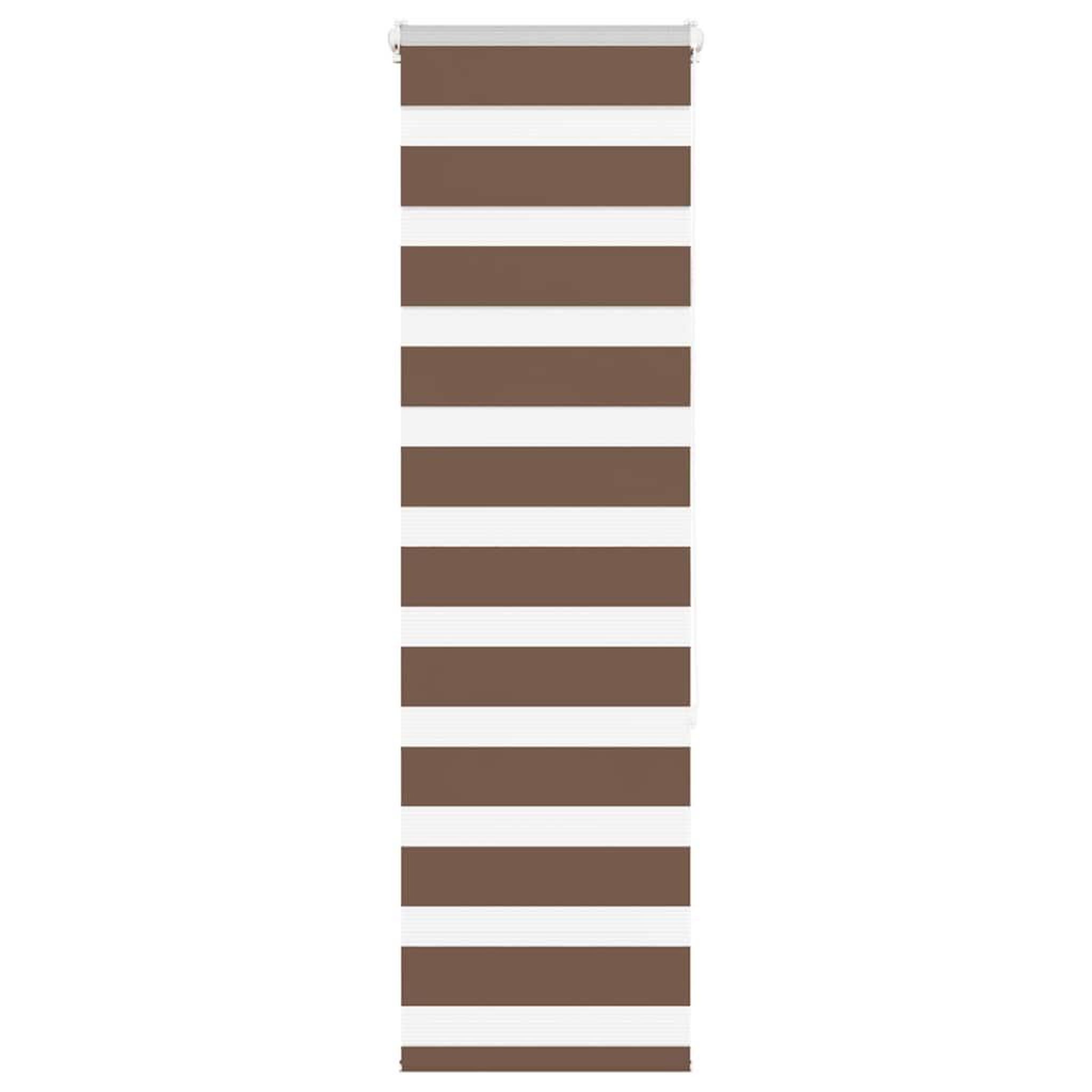 VIDAXL Store zebre marron 50x150 cm largeur du tissu 45,9 cm polyester