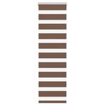 VIDAXL Store zebre marron 50x150 cm largeur du tissu 45,9 cm polyester