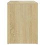 Voir la diapositive 5 : VIDAXL Tables de chevet 2pcs chene sonoma 40x30x40cm bois d'ingenierie