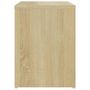 Voir la diapositive 5 : VIDAXL Tables de chevet 2pcs chene sonoma 40x30x40cm bois d'ingenierie