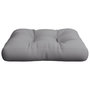 Voir la diapositive 5 : VIDAXL Coussin de palette gris 50x50x12 cm tissu
