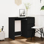 Voir la diapositive 1 : VIDAXL Bureau Noir 90x45x76 cm Bois d'ingenierie