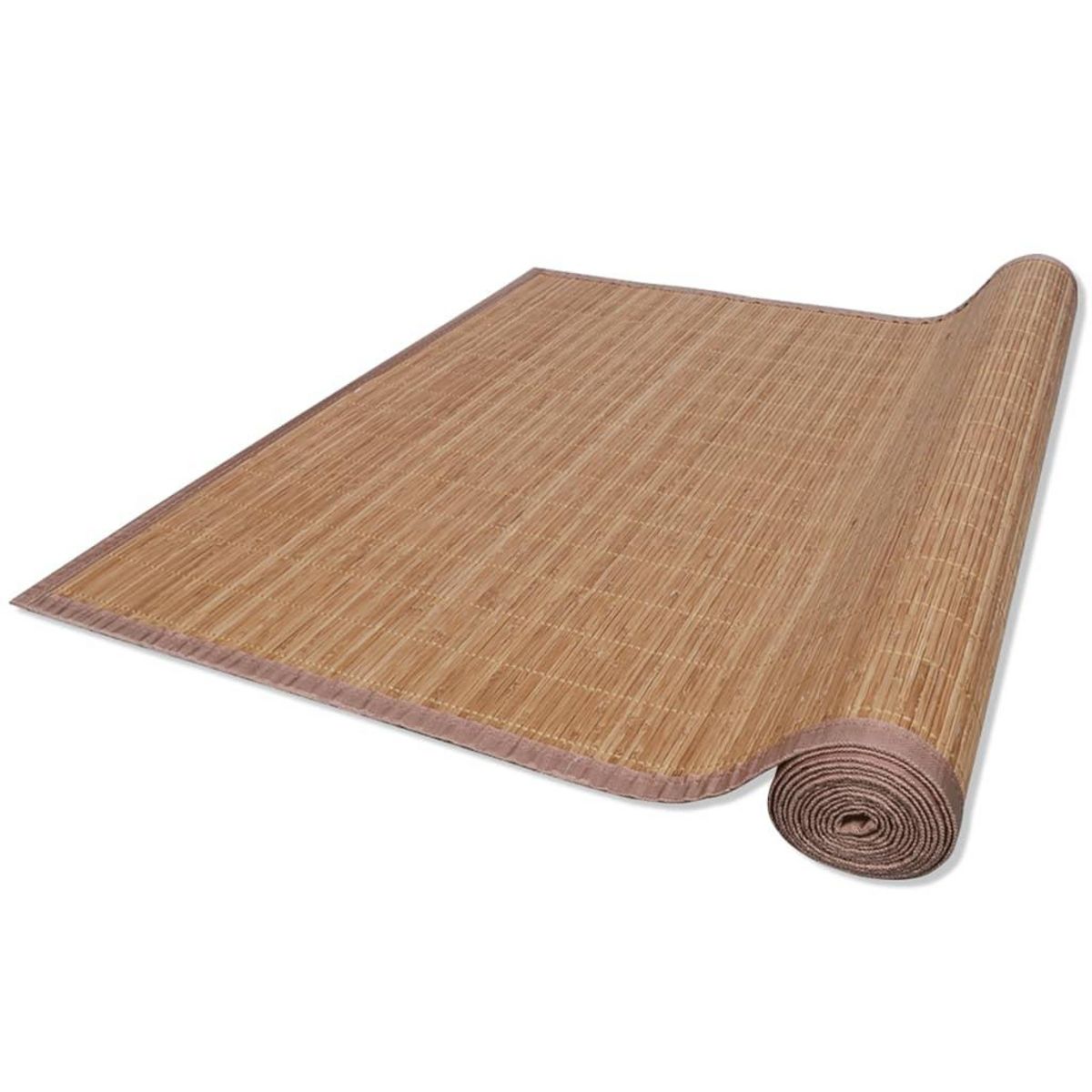 VIDAXL Tapis en bambou 160x230 cm Marron