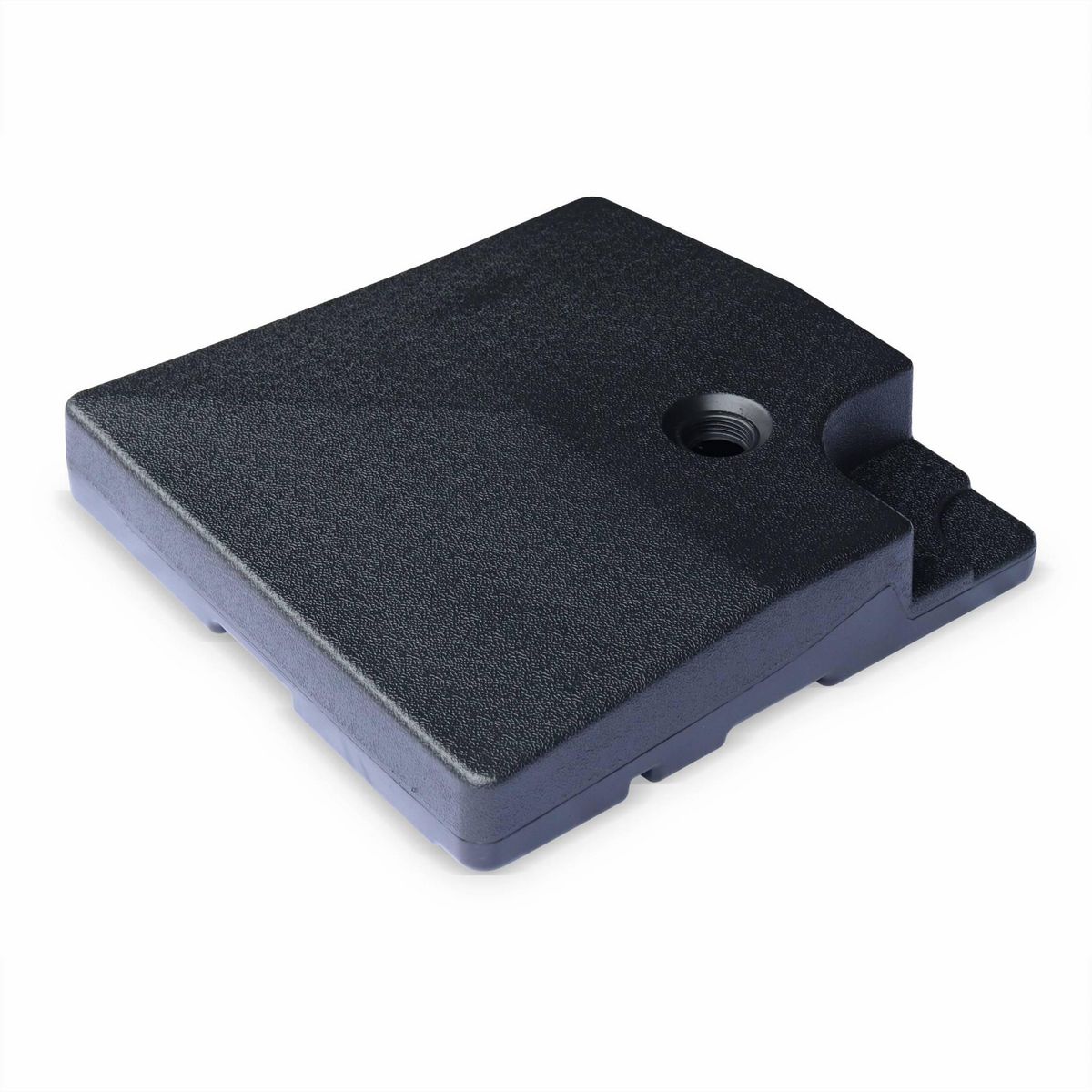 SWEEEK Lot de 4 dalles carrées 51.5x51.5cm à lester - Pour parasol déporté avec pied type  croix . base. socle. poids