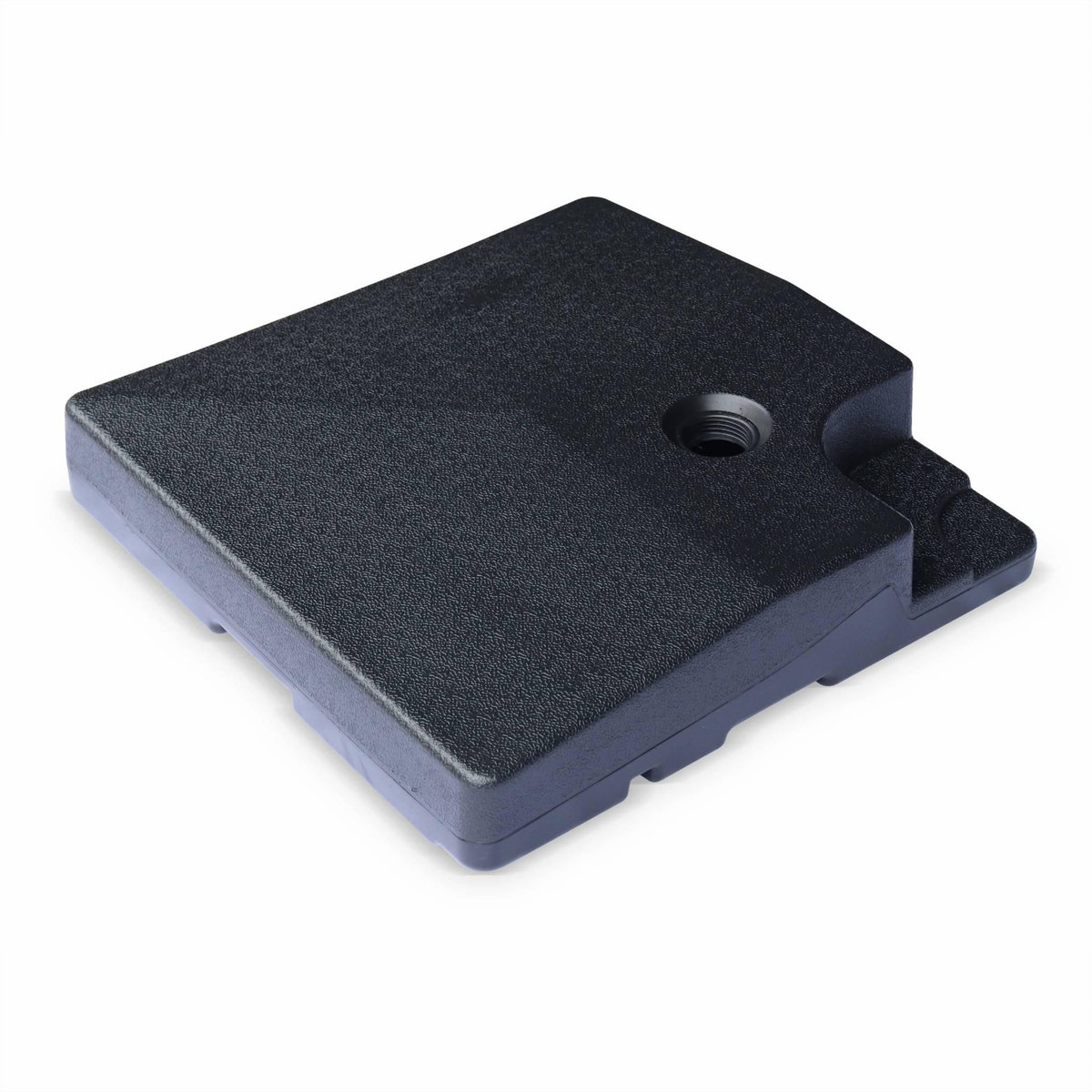 SWEEEK Lot de 4 dalles carrées 51.5x51.5cm à lester - Pour parasol déporté avec pied type  croix . base. socle. poids