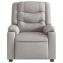 Voir la diapositive 3 : VIDAXL Fauteuil de massage inclinable gris nuage tissu