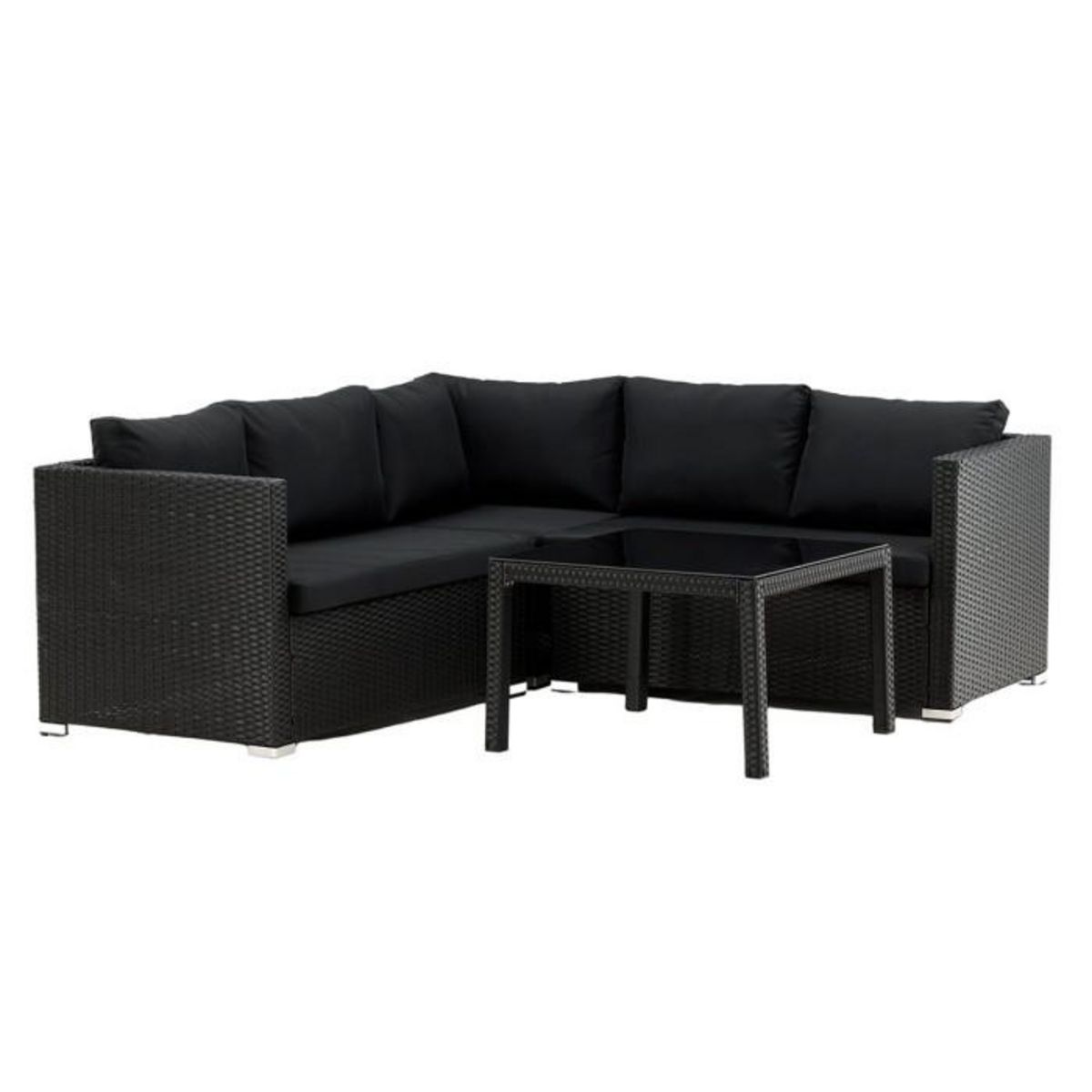 Paris Prix Salon d'Angle de Jardin  Kuba  180cm Noir