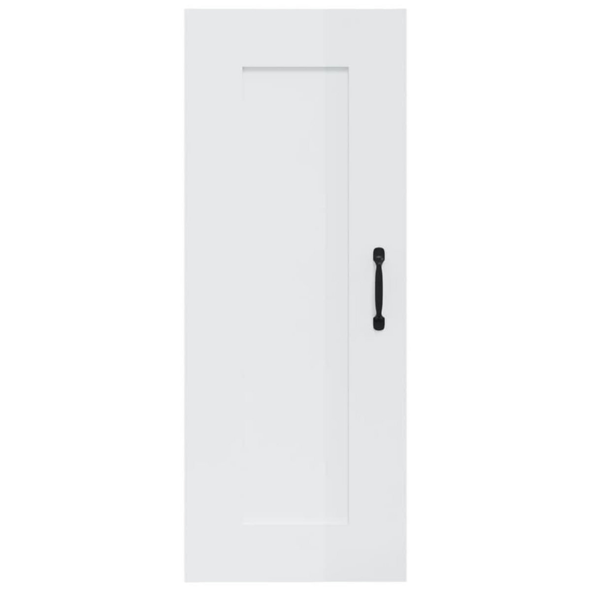 VIDAXL Armoire suspendue Blanc brillant 35x34x90 cm Bois d'ingenierie