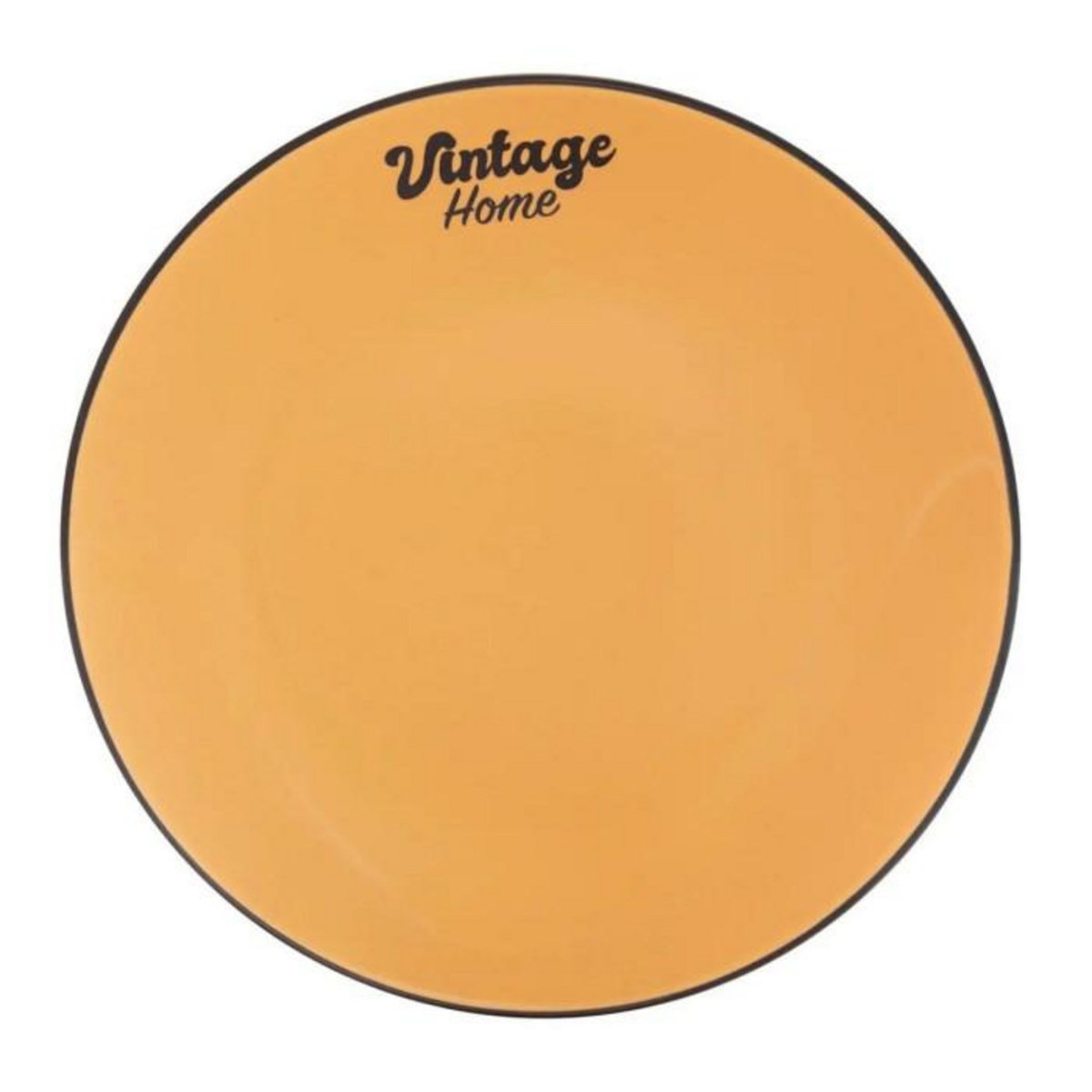 SECRET DE GOURMET Lot de 6 Assiettes à Dessert  Be Vintage  20cm Jaune