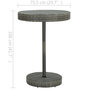 Voir la diapositive 6 : VIDAXL Ensemble de bar de jardin 5 pcs Resine tressee Gris