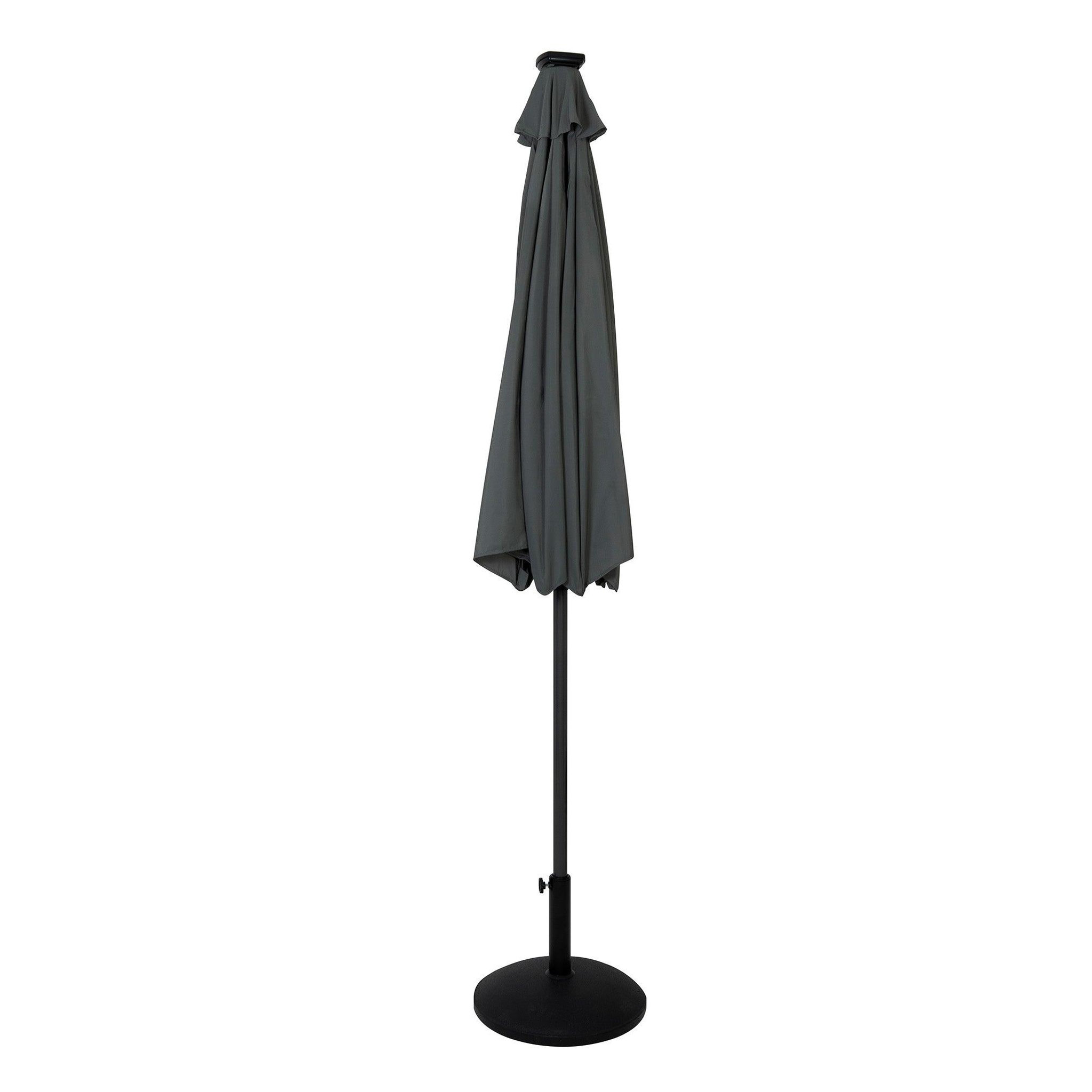 Voir la diapositive 2 : Monster Parasol Inclinable à LED 2,7 m & Socle en Béton