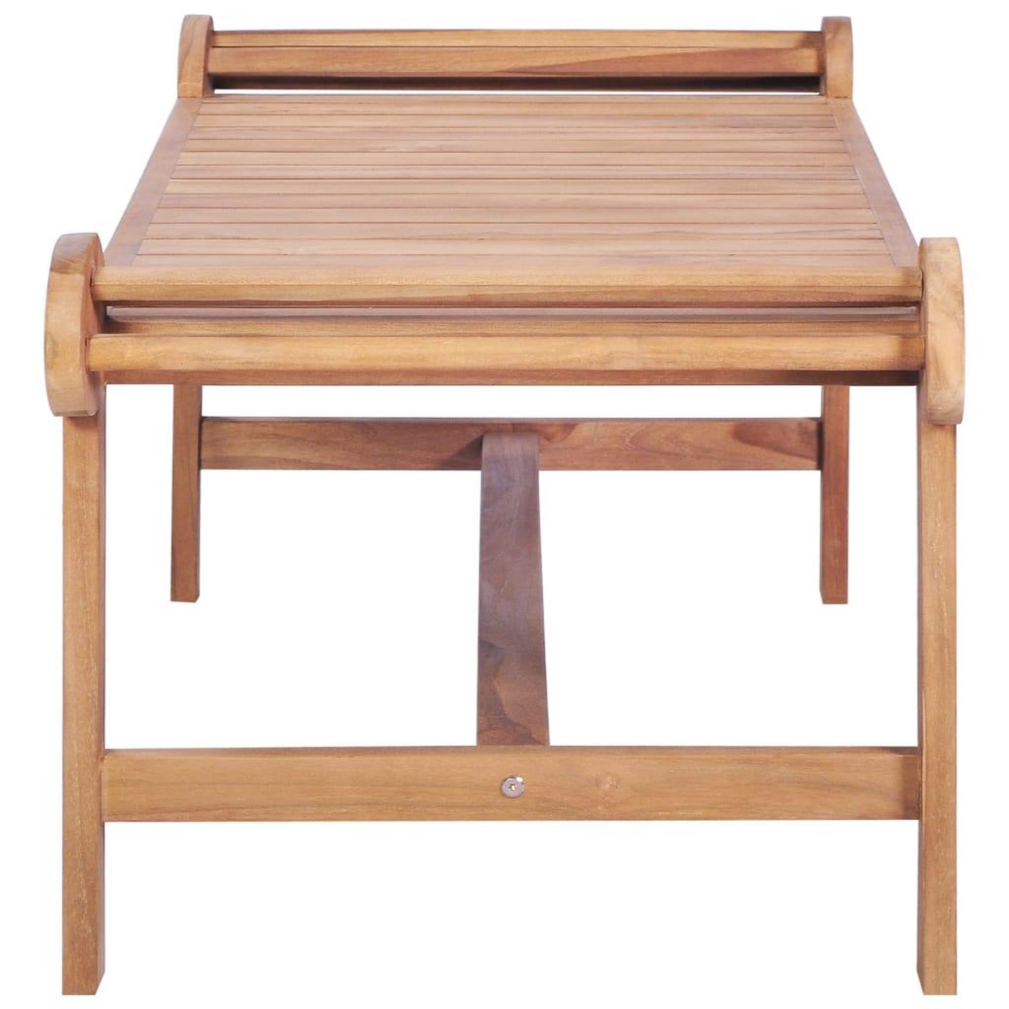 Voir la diapositive 3 : VIDAXL Table basse 100x50x45 cm teck solide
