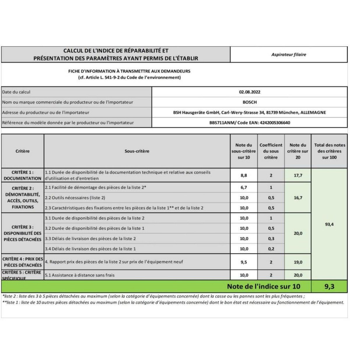 BOSCH Aspirateur balai rechargeable 18v rouge - BBS711ANM