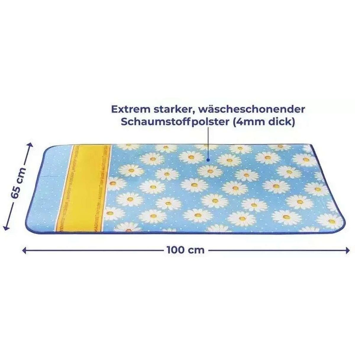 Wenko Nappe de repassage - Longueur 100 cm x Largeur 65 cm - Multicolore