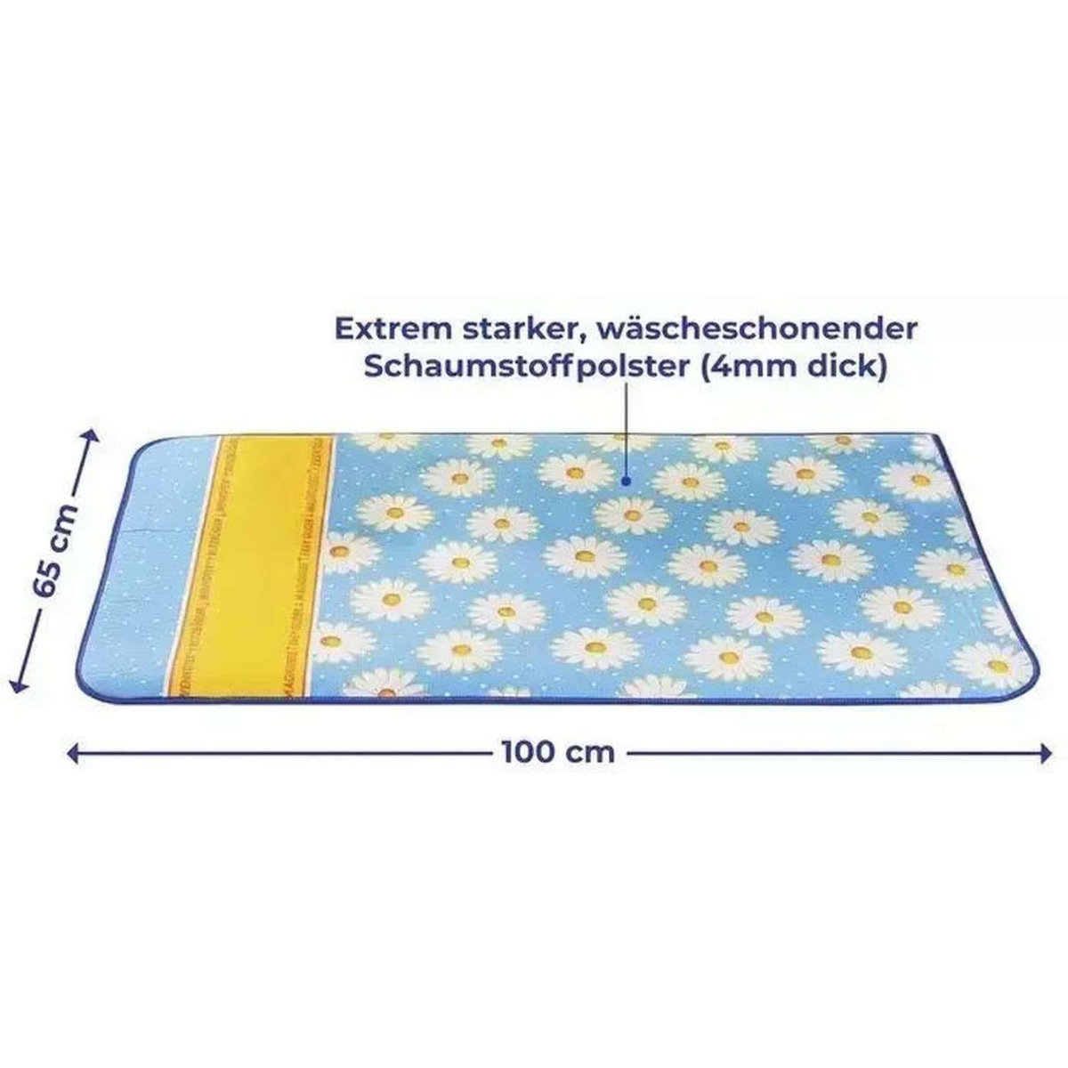 Wenko Nappe de repassage - Longueur 100 cm x Largeur 65 cm - Multicolore