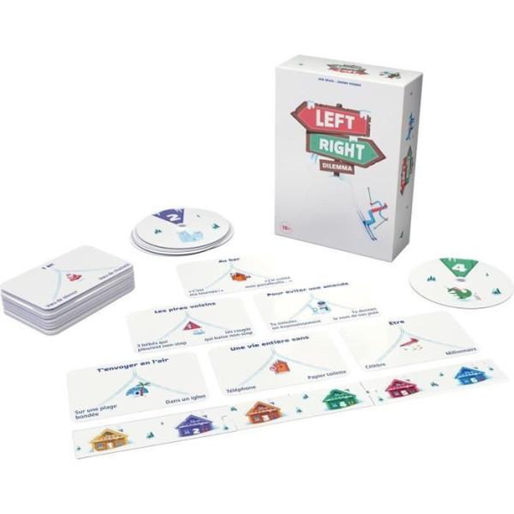 Voir la diapositive 4 : Asmodee Jeu d ambiance Asmodee Left Right Dilemma