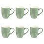 Voir la diapositive 1 : SECRET DE GOURMET Lot de 6 Mugs  Colorama  38cl Menthe
