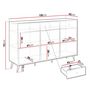 Voir la diapositive 5 : BEST MOBILIER Sorolla - buffet bas - 150 cm