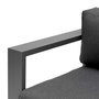 Voir la diapositive 5 : HESPERIDE Canapé de jardin en aluminium Allure
