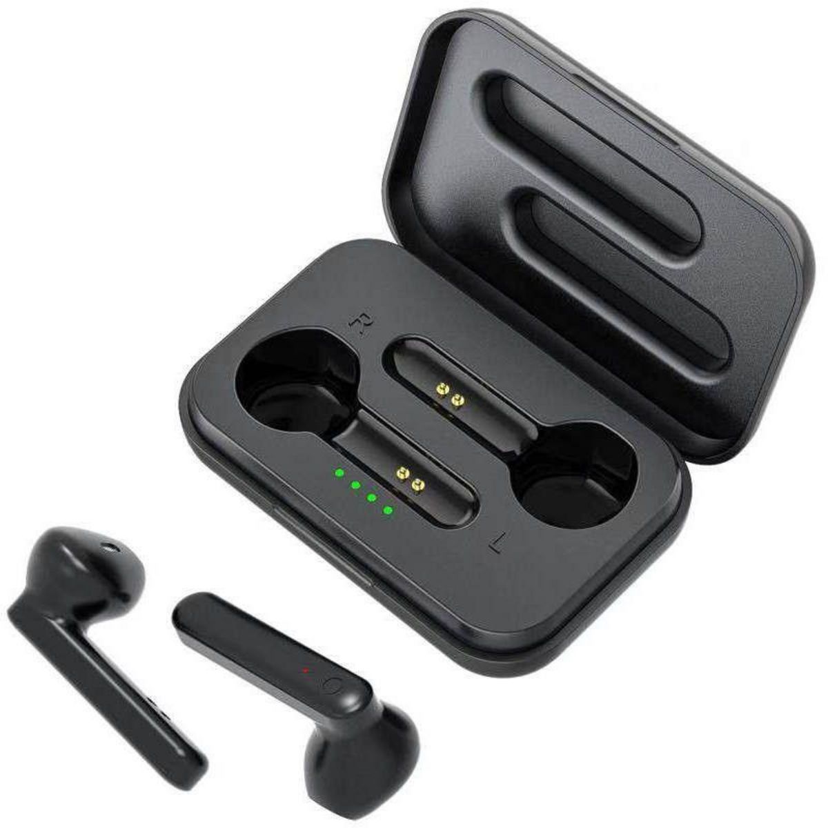 Akashi Ecouteurs Bluetooth avec boîtier de charge AKASHI ALTEARBLK