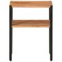 Voir la diapositive 2 : VIDAXL Table d'appoint 35x35x45 cm bois massif d'acacia et fer