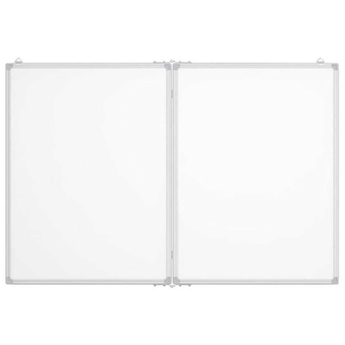 VIDAXL Tableau blanc magnétique pliable 120x100x1,7 cm aluminium