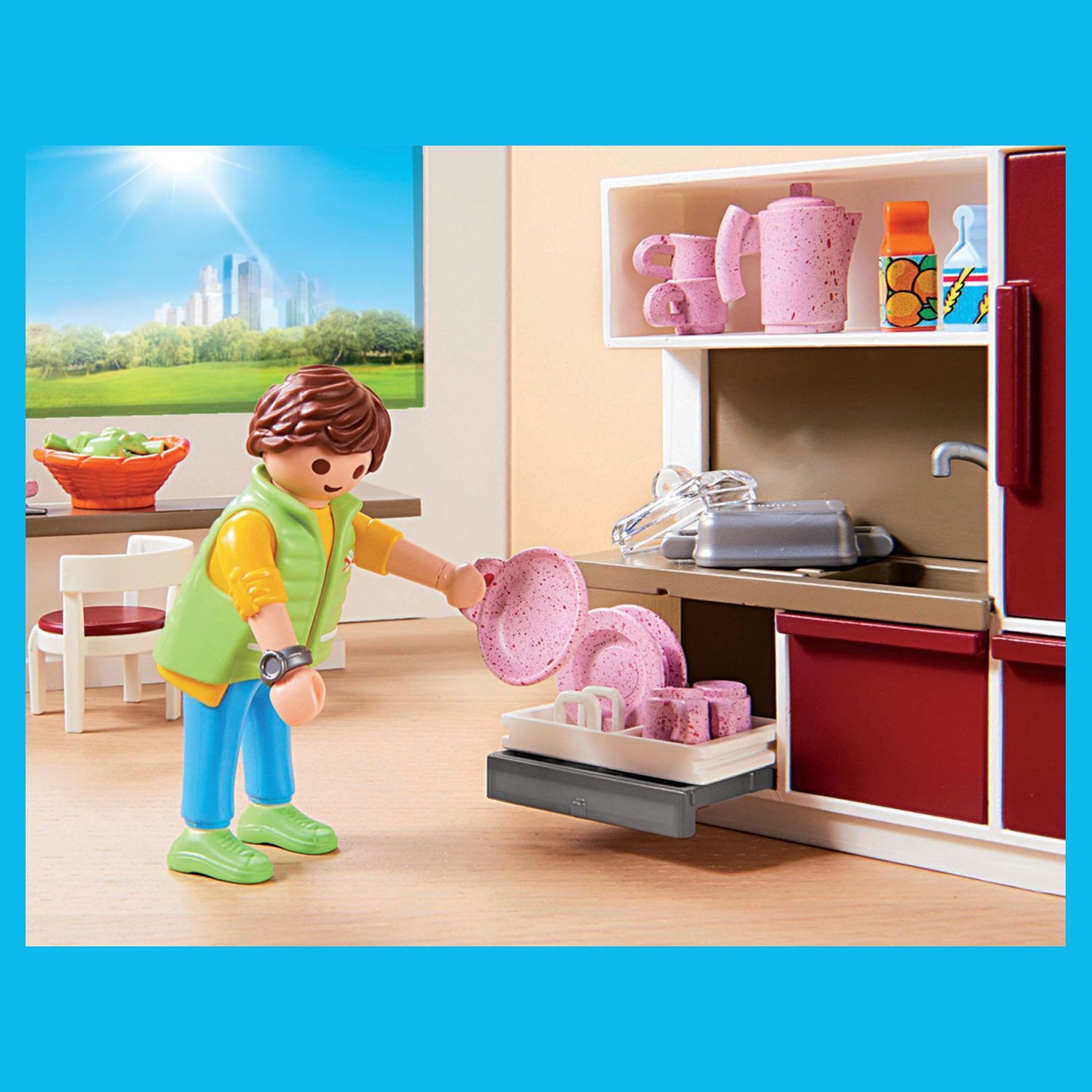 Voir la diapositive 5 : PLAYMOBIL 9269 - City Life - Cuisine aménagée 