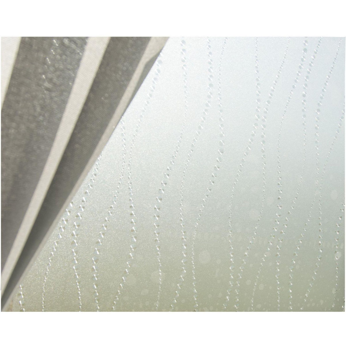 HABITABLE Film décoratif pour vitre vitrostatique Bulle - 150 x 45 cm - Transparent