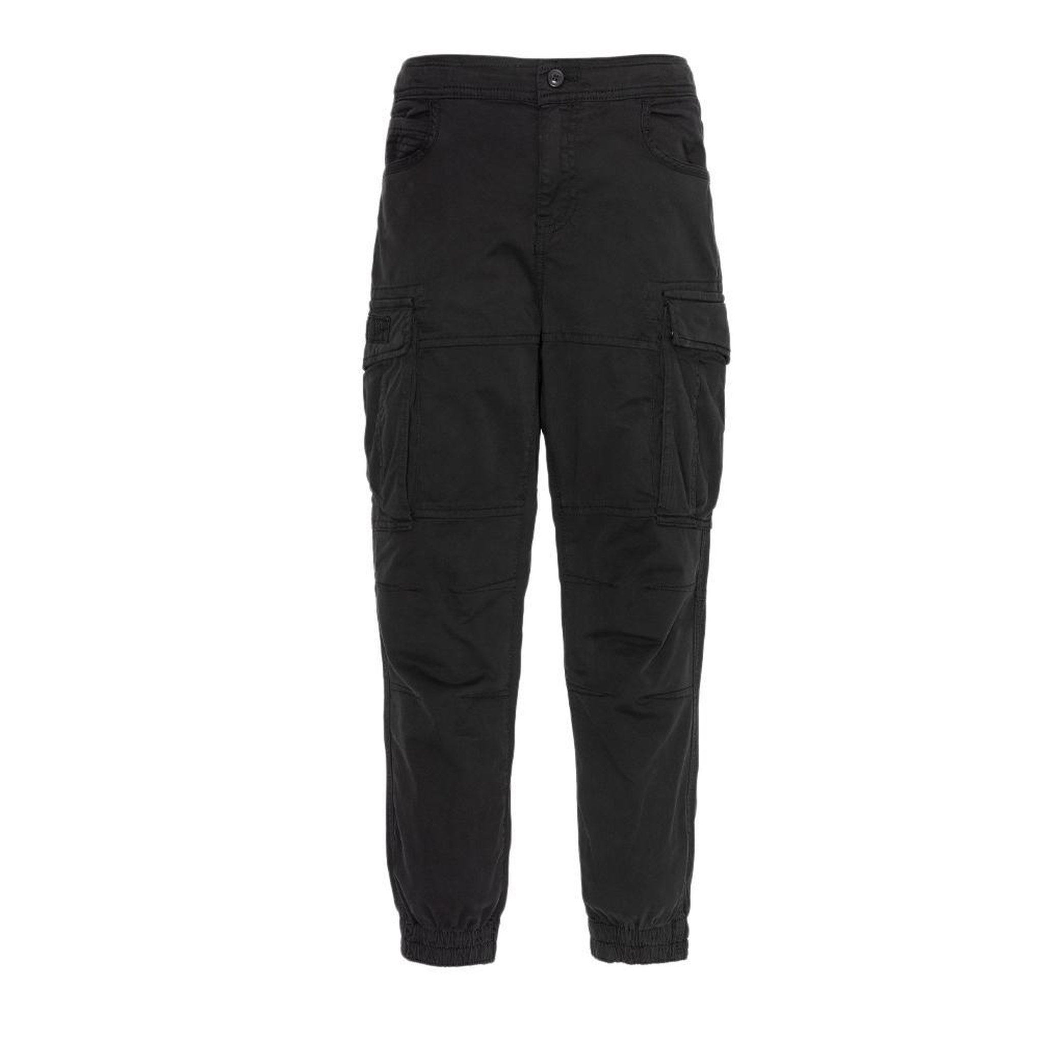 Schott Pantalon cargo noir garçon schott combat. Coloris disponibles : Noir