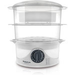 Taurus Cuiseur vapeur 2 paniers 800w blanc - 968116000