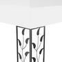 Voir la diapositive 5 : VIDAXL Tonnelle avec double toit 3x4 m Blanc