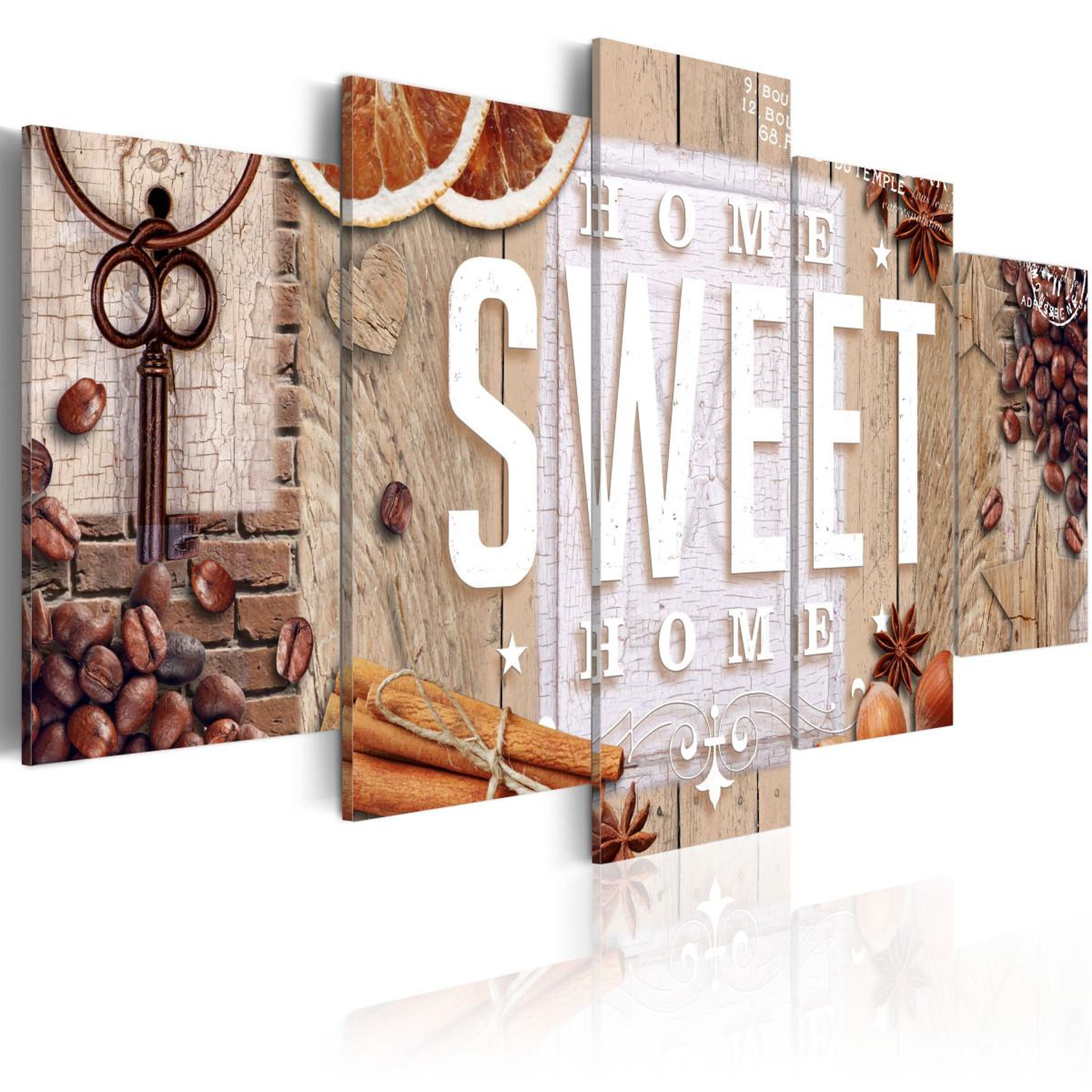 Paris Prix Tableau imprimé  cinnamon inspiration. Coloris disponibles : Multicolore
