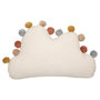 Voir la diapositive 1 : Atmosphera Kids Coussin Enfant Pompons  Nuage  30x50cm Ivoire