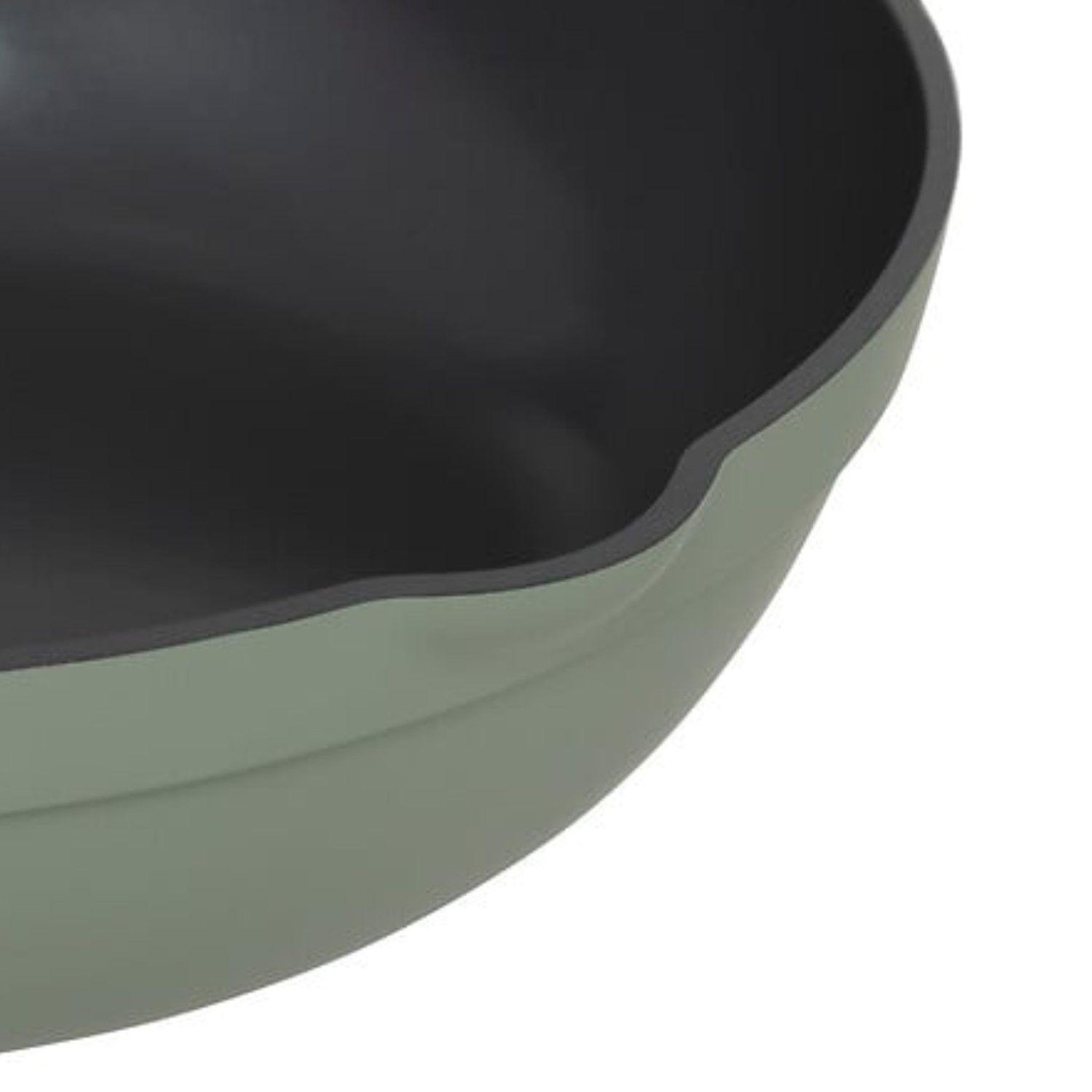 Voir la diapositive 3 : FIVE Sauteuse en fonte d'aluminium horizon - diam. 28 cm - vert