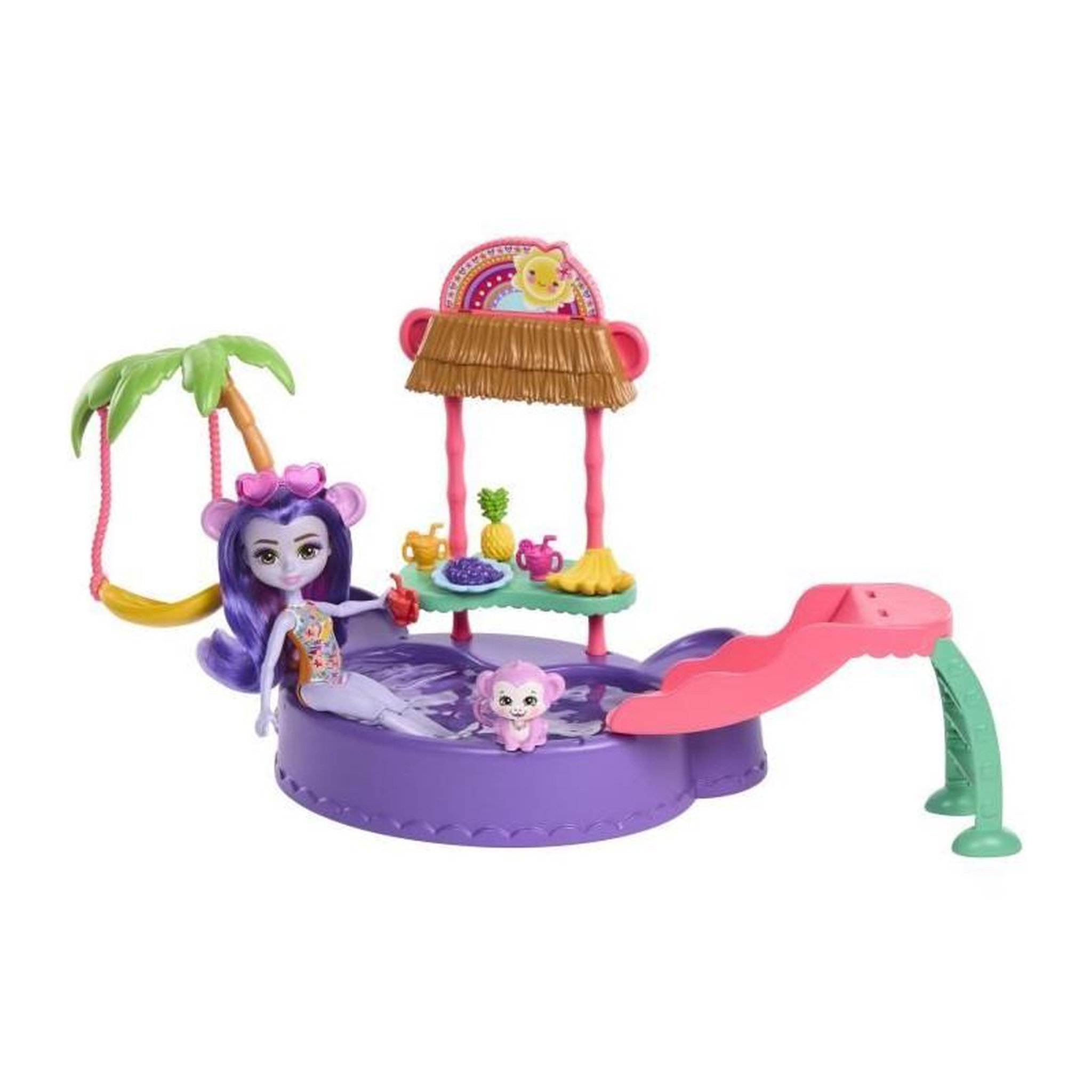 Voir la diapositive 2 : ENCHANTIMALS PISCINE DES SINGES - ENCHANTIMALS - HTW73