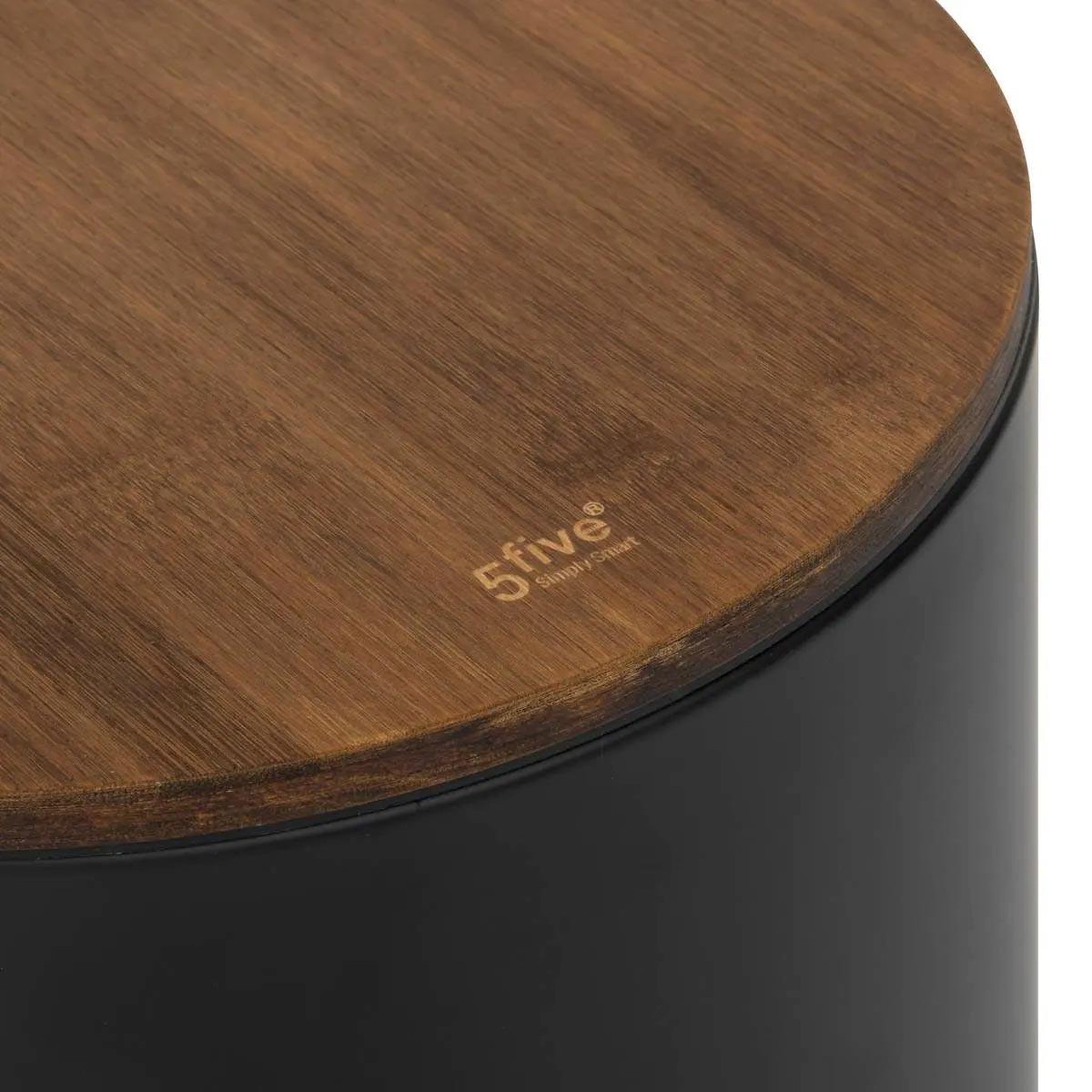 Voir la diapositive 5 : FIVE Poubelle de cuisine  modern colors  30l noir